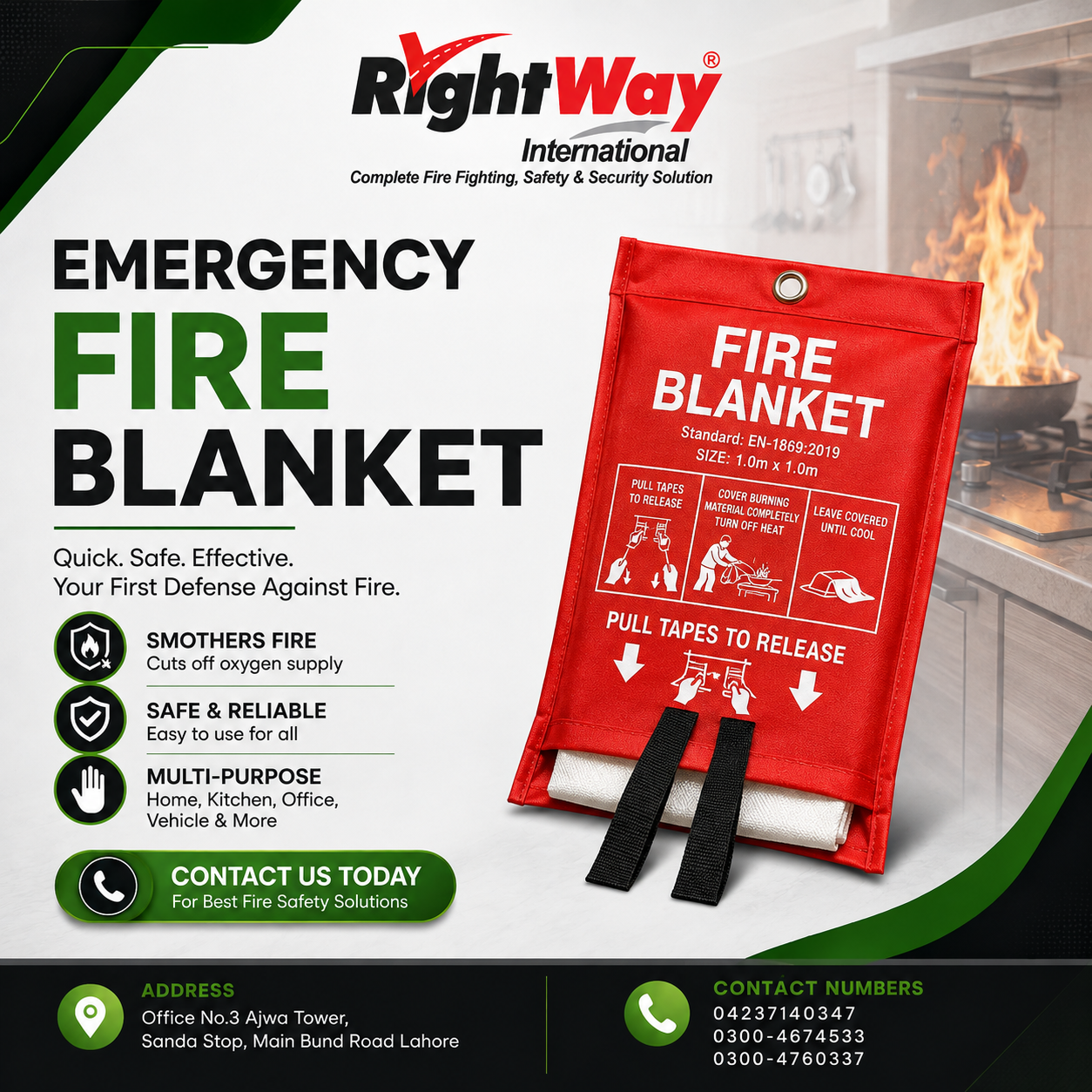 Emergency Fire Blanket: Types Uses Benefits & Buying Guide