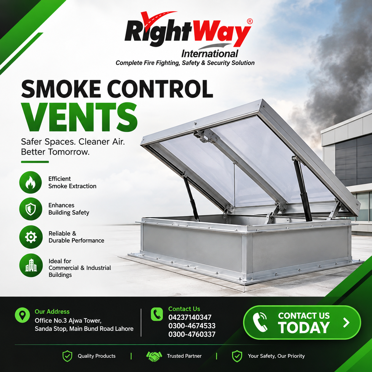 Smoke Control Vents: Types Uses Benefits & Buying Guide
