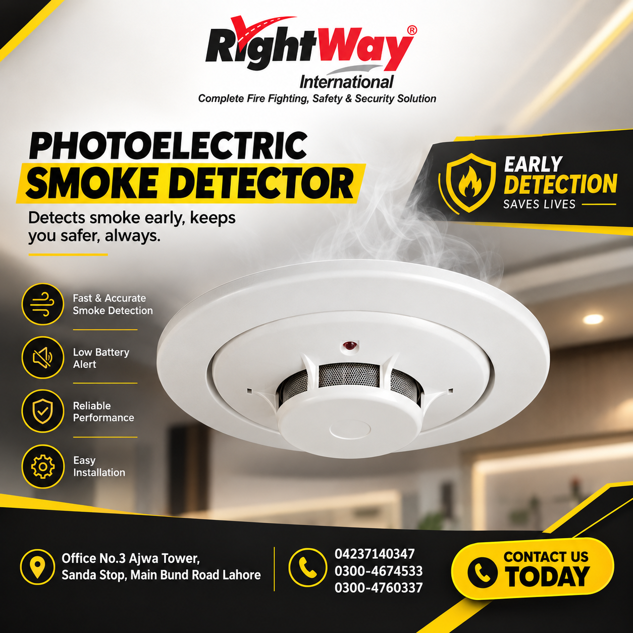 Importance of Photoelectric Smoke Detector