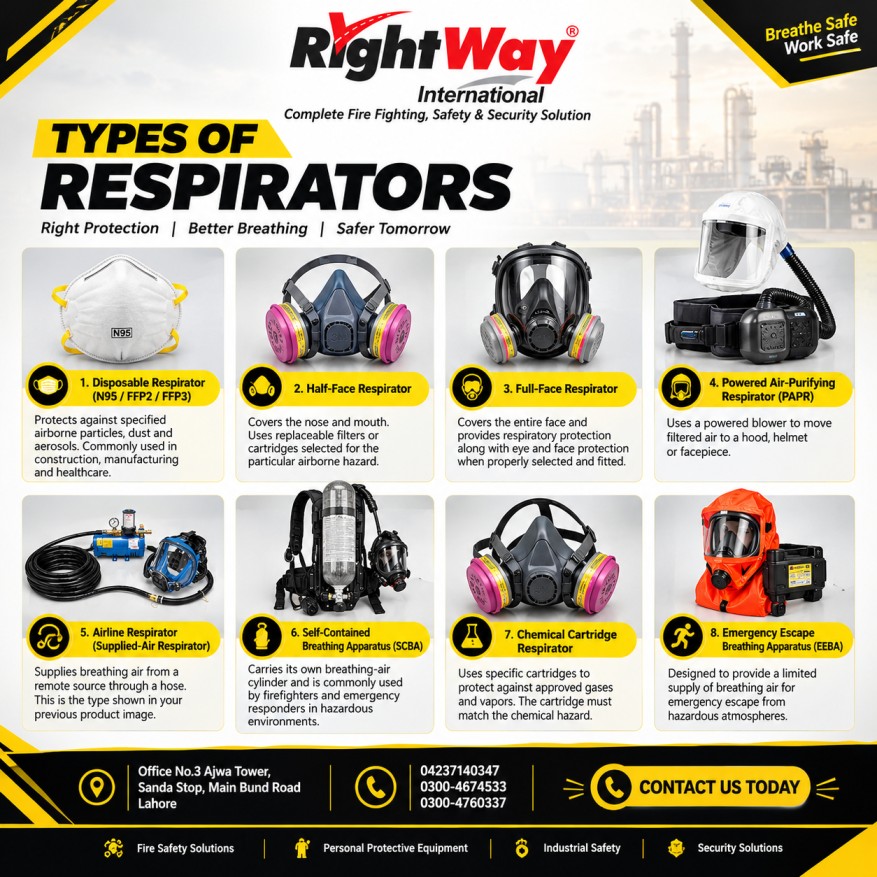 Types of Respirators Uses Benefits